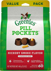 Greenies Pill Pockets for Capsules Hickory Smoke Flavor