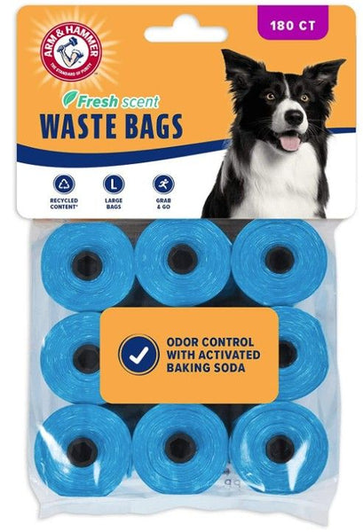 Arm and Hammer Dog Waste Refill Bags Fresh Scent Blue