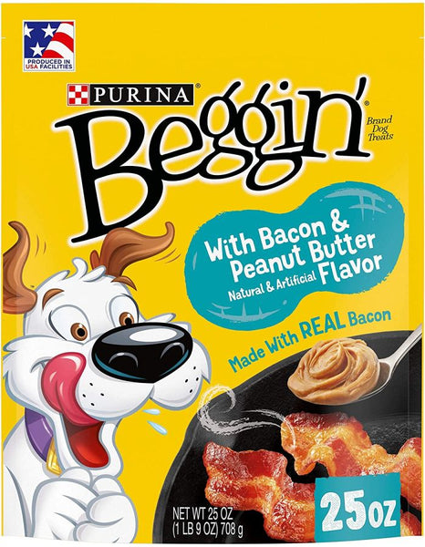 Purina Beggin' Strips Bacon and Peanut Butter Flavor