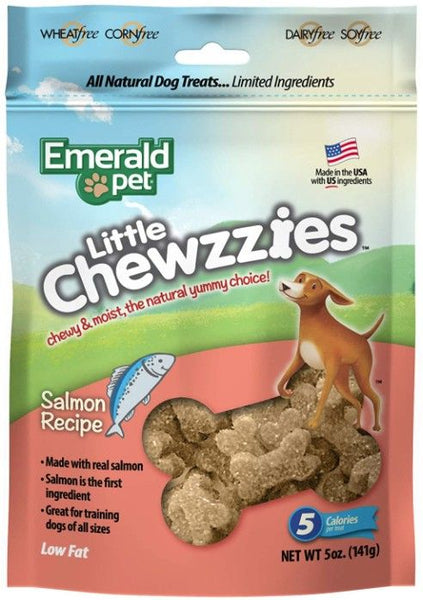 Emerald Pet Little Chewzzies Soft Training Treats Salmon Recipe