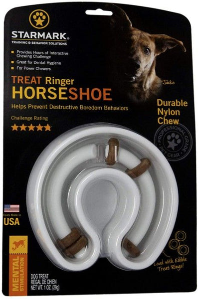 Starmark Horseshoe Ringer Treat Toy