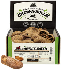 Redbarn Pet Products Chew-A-Bulls Shoe Dental Dog Treats Large