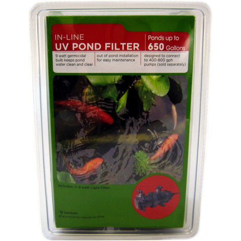 Beckett In-Line UV Clarifier Pond Filter