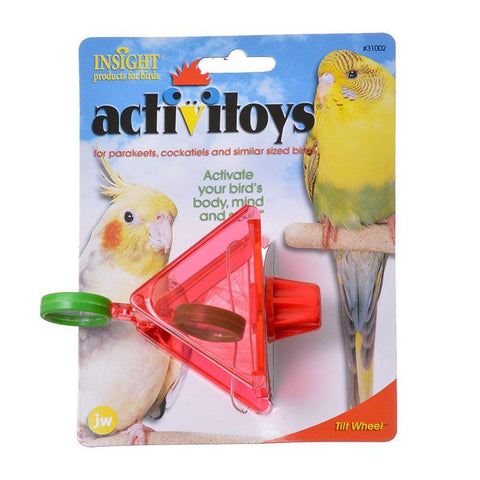 JW Pet Insight Tilt Wheel Bird Toy