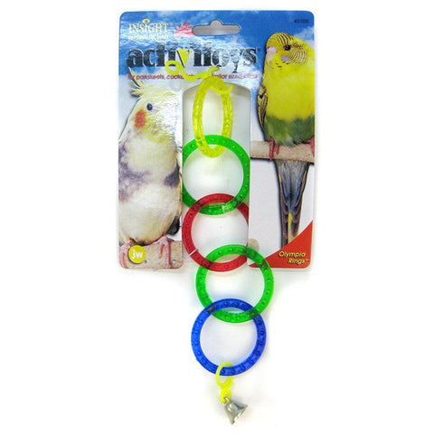 JW Pet Insight Olympic Rings Bird Toy