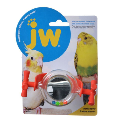 JW Pet Insight Rattle Mirror Bird Toy