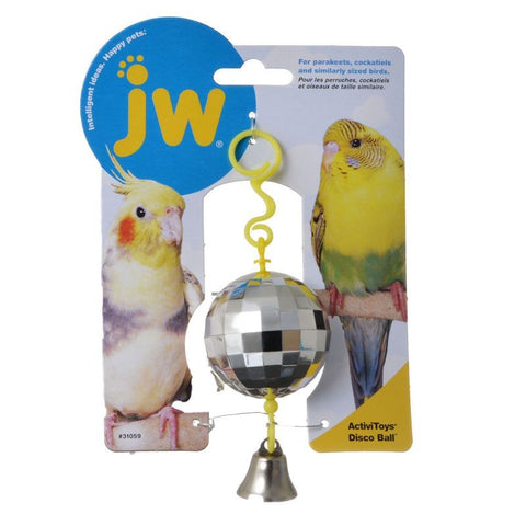 JW Pet Insight Activitoys Disco Ball Bird Toy