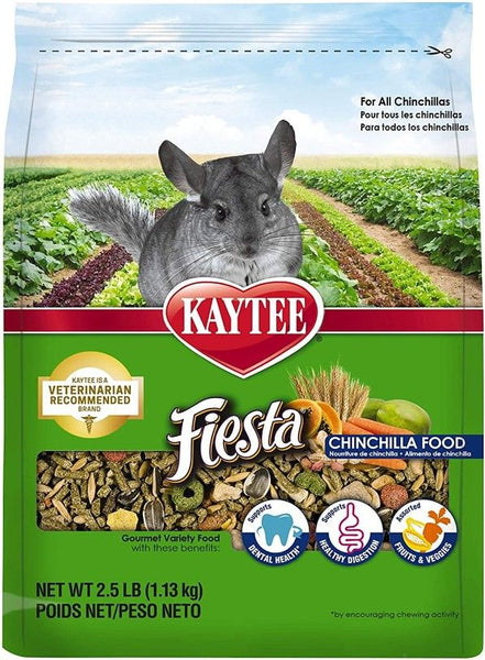 Kaytee Fiesta Chinchilla Gourmet Variety Diet