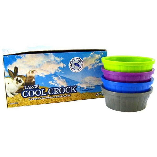 Kaytee Cool Crock Small Pet Bowl Assorted Colors