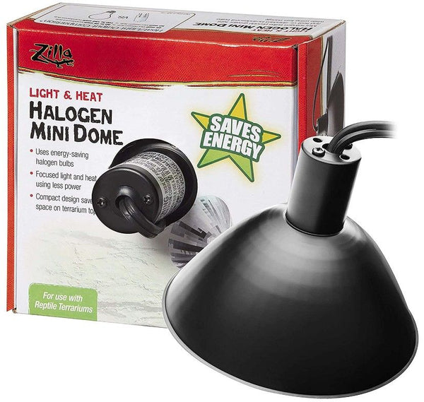 Zilla Mini Halogen Mini Dome Fixture for Reptile Terrariums