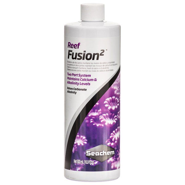 Seachem Reef Fusion 2 Raises Corbonate Alkalinity, Maintains Calcium and Alkalinity Levels in Aquariums