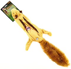 Skinneeez Plush Flying Squirrel Dog Toy