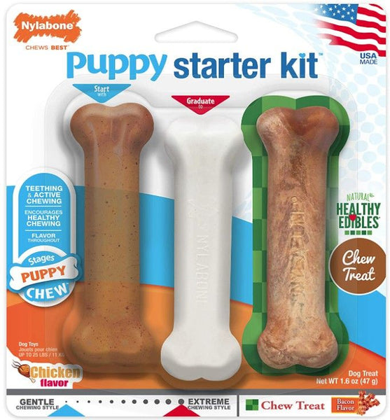 Nylabone Puppy Chew Starter Kit