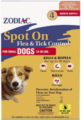 Zodiac Spot On Flea and Tick Control for Large Dogs