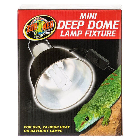 Zoo Med Mini Deep Dome Lamp Fixture for Reptiles