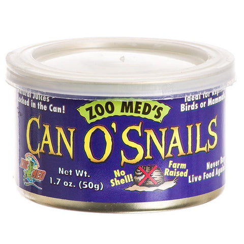 Zoo Med Can O' Snails for Reptiles, Birds or Mammals