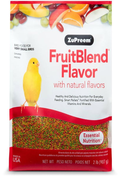 ZuPreem FruitBlend Flavor with Natural Flavors Bird Food for Very Small Birds