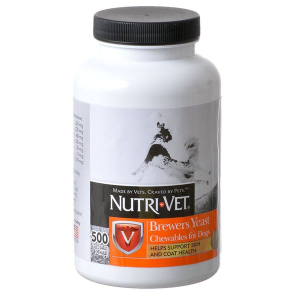 Nutri-Vet Brewers Yeast Chewables for Dogs Garlic Flavor