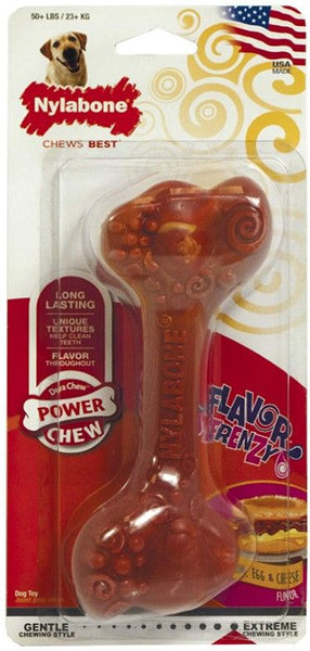 Nylabone Dura Chew Flavor Frenzy Bone Bacon, Egg and Cheese Flavor