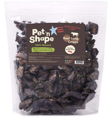 Pet n Shape Natural Beef Lung Chunx Dog Treats Sizzling Bacon Flavor