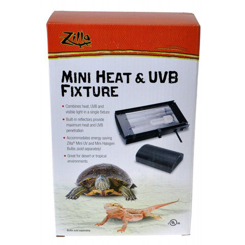 Zilla Mini Heat and UVB Reptile Fixture