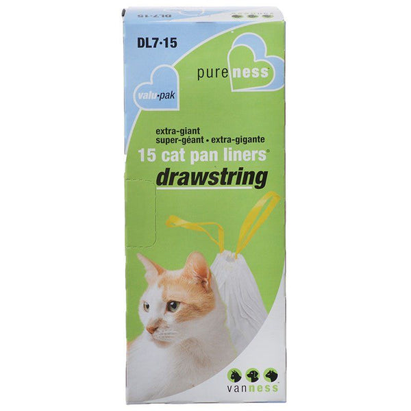 Van Ness PureNess Drawstring Cat Pan Liners Large