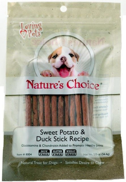 Loving Pets Natures Choice Sweet Potato and Duck Meat Sticks