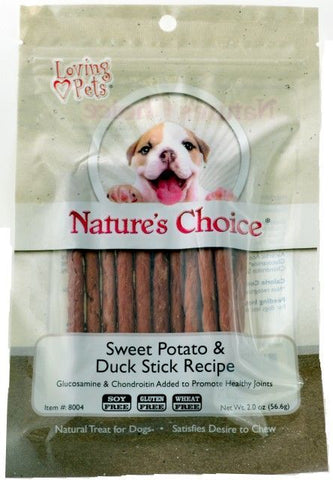 Loving Pets Natures Choice Sweet Potato and Duck Meat Sticks