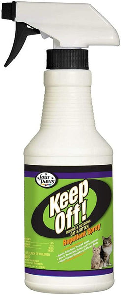 Four Paws Keep Off! Indoor & Outdoor Dog & Cat Repellent Spray