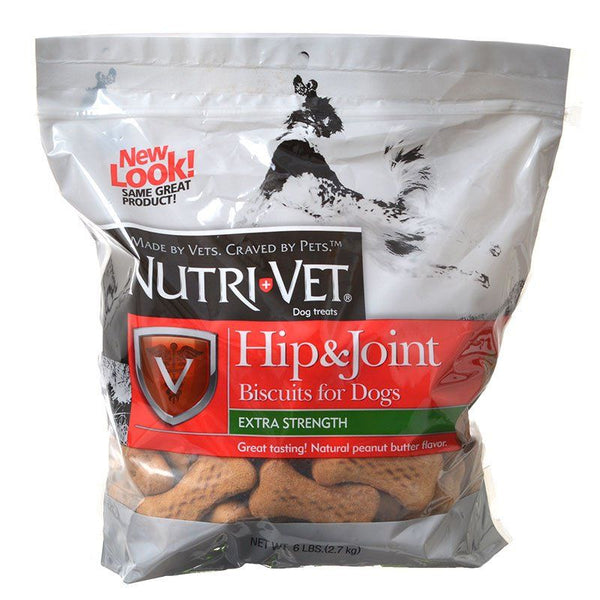 Nutri-Vet Hip and Joint Biscuits for Dogs Extra Strength