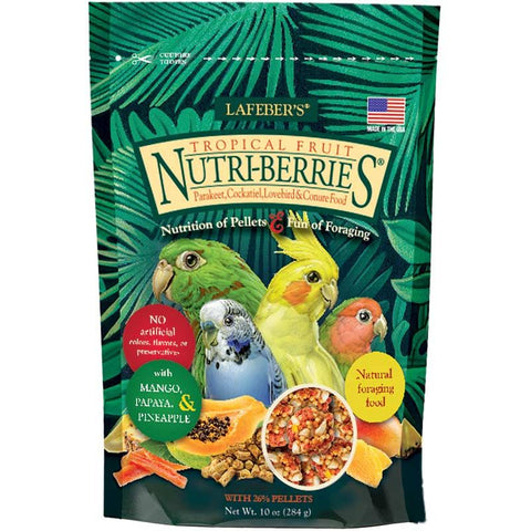 Lafeber Tropical Fruit Nutri-Berries Parakeet, Cockatiel and Conure Food