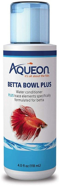 Aqueon Betta Bowl Plus Water Conditioner Plus Trace Elements For Bettas