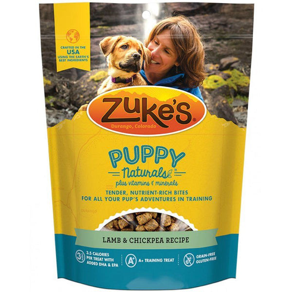 Zukes Puppy Naturals Dog Treats Lamb and Chickpea