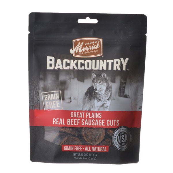 Merrick Backcountry Great Plains Beef Sausage Cuts