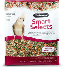 ZuPreem Smart Selects Bird Food for Medium Birds