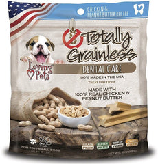 Loving Pets Totally Grainless Chicken and Peanut Butter Dental Chews Small