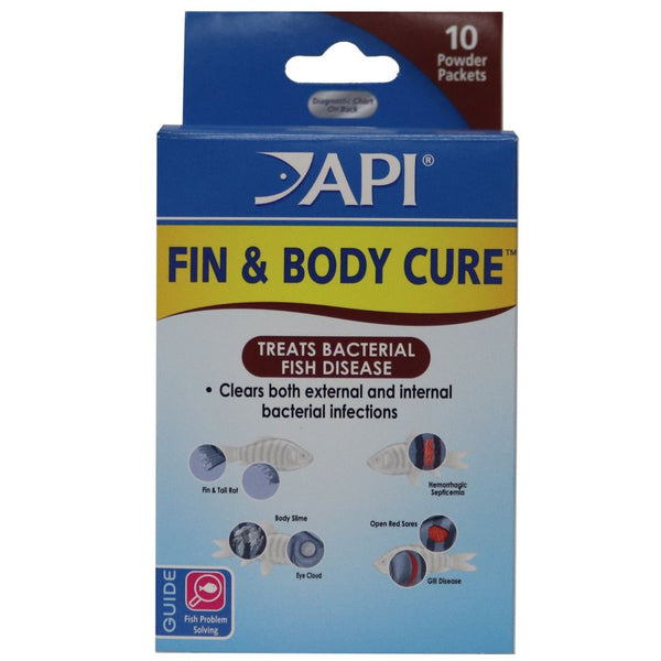 API Fin and Body Cure Treats Bacterial Fish Disease External and Internal