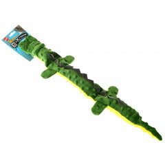 Skinneeez Extreme Triple Squeak Crocodile Dog Toy