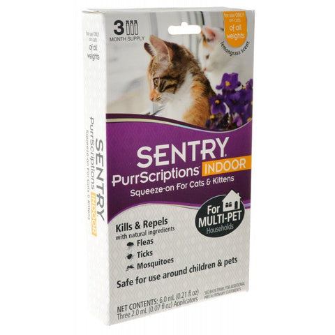 Sentry PurrScriptions Indoor Squeeze-On for Cats and Kittens