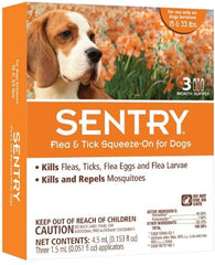 Sentry Flea & Tick Squeeze-On for Dogs