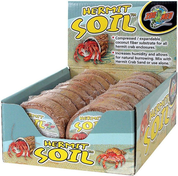 Zoo Med Hermit Crab Soil Compressed Coconut Fiber