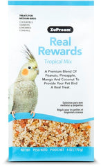 ZuPreem Real Rewards Tropical Mix Treats for Medium Birds