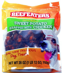 Beefeaters Oven Baked Dog Treats Sweet Potato Wrapped with Chicken