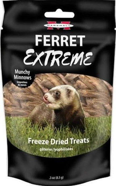 Marshall Ferret Extreme Munchy Minnows Freeze Dried Ferret Treat