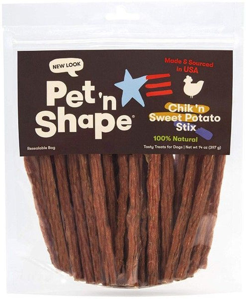 Pet 'n Shape Natural Chik 'n Sweet Potato Stix Dog Treats