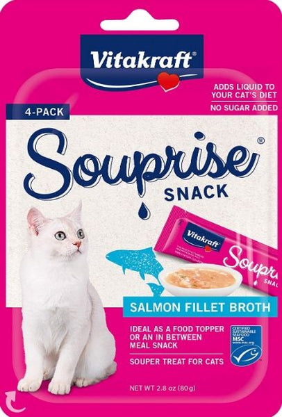 Vitakraft Salmon Souprise Lickable Cat Snack