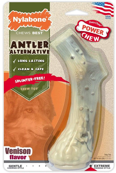 Nylabone Power Chew Antler Alternative Venison Flavor