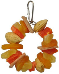 AE Cage Company Happy Beaks Fruit and Nut Ring Jr Tropical Delight