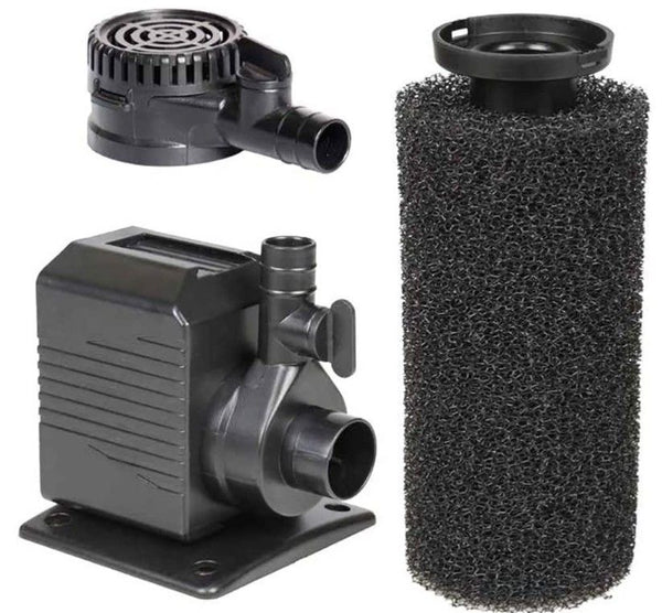 Beckett Crystal Pond Dual Purpose Pond and Fountain Pump with Pre-Filter